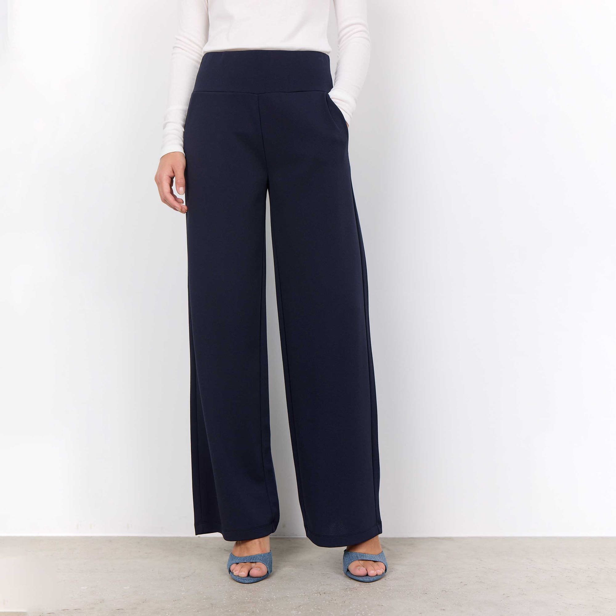 Pantalon Femme bleu marine