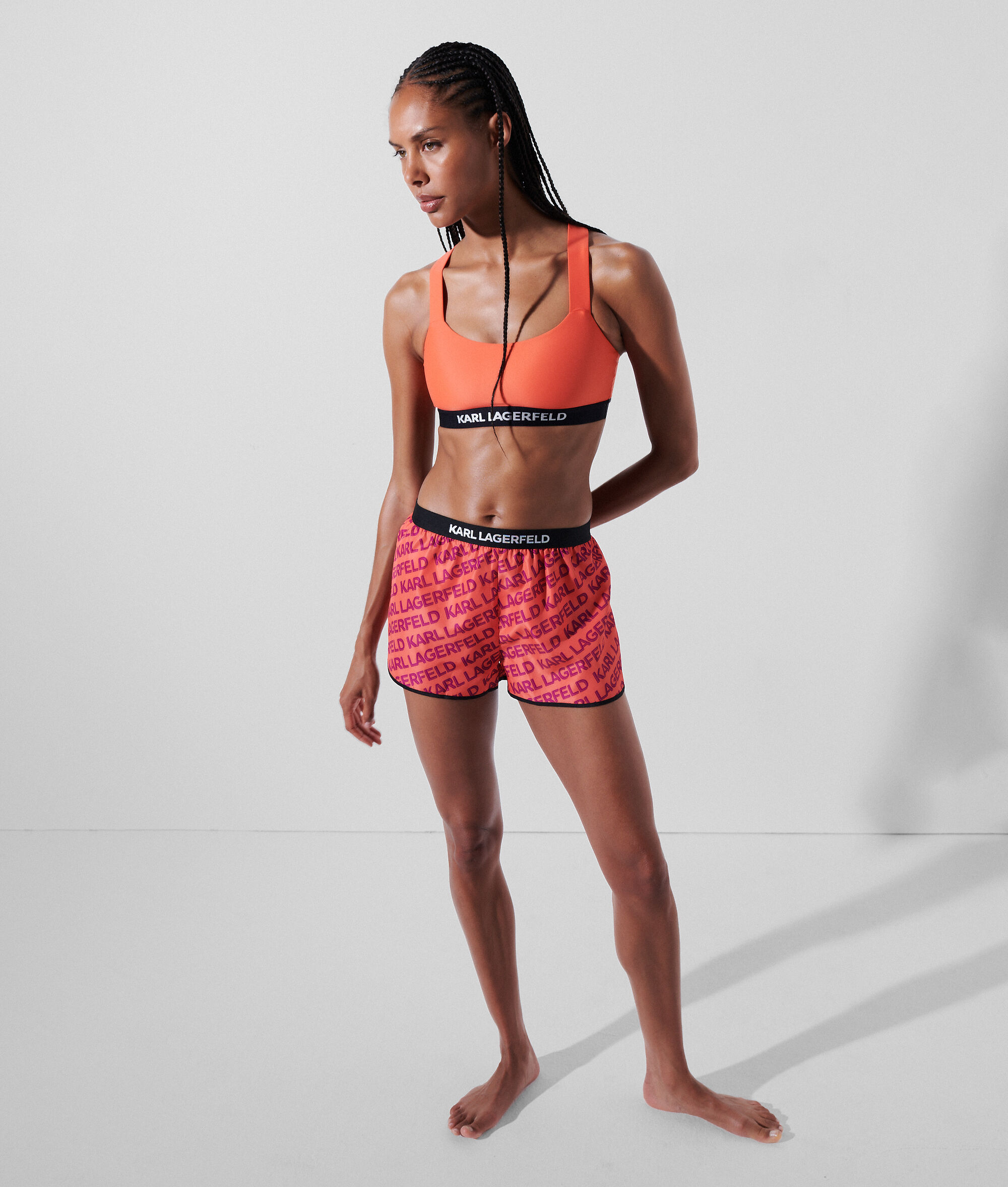 SHORT STYLE UNIVERSITAIRE AVEC LOGO KARL