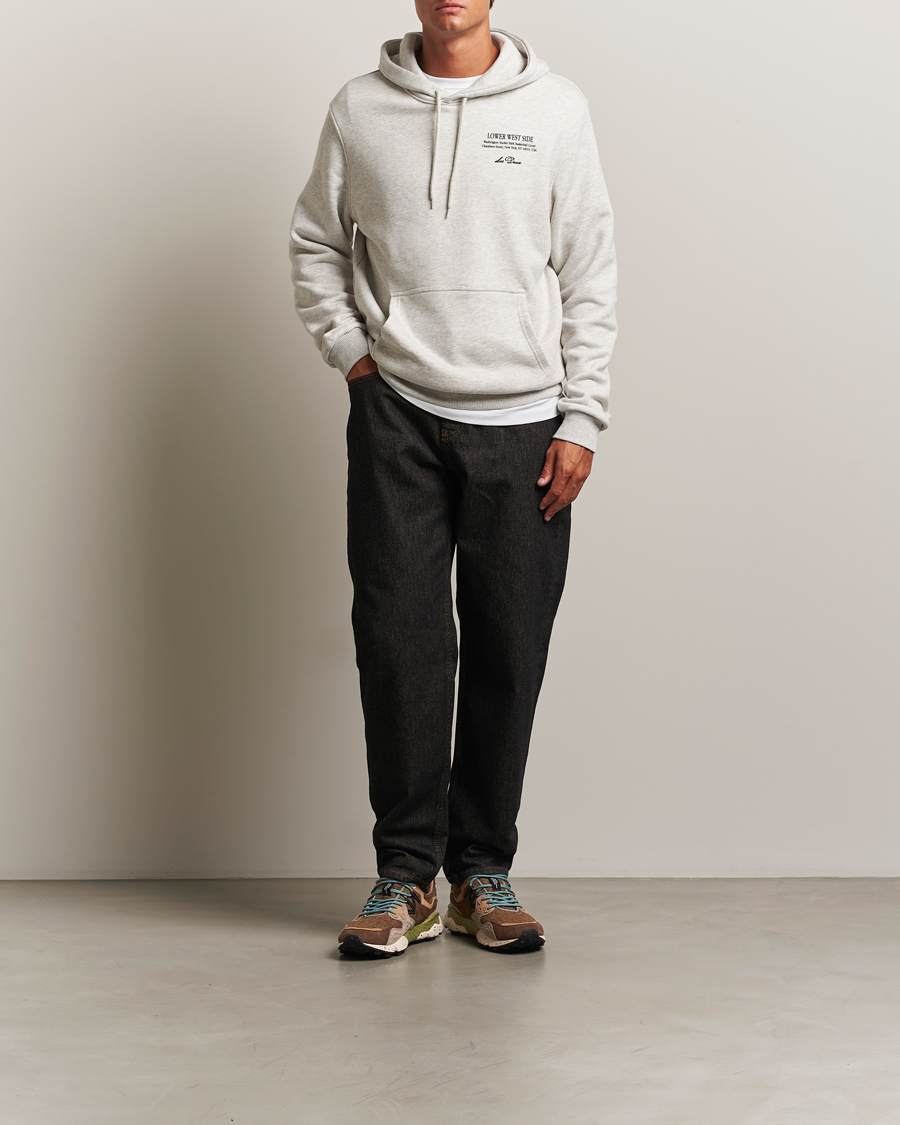 Les Deux West Side Hoodie Snow Melange