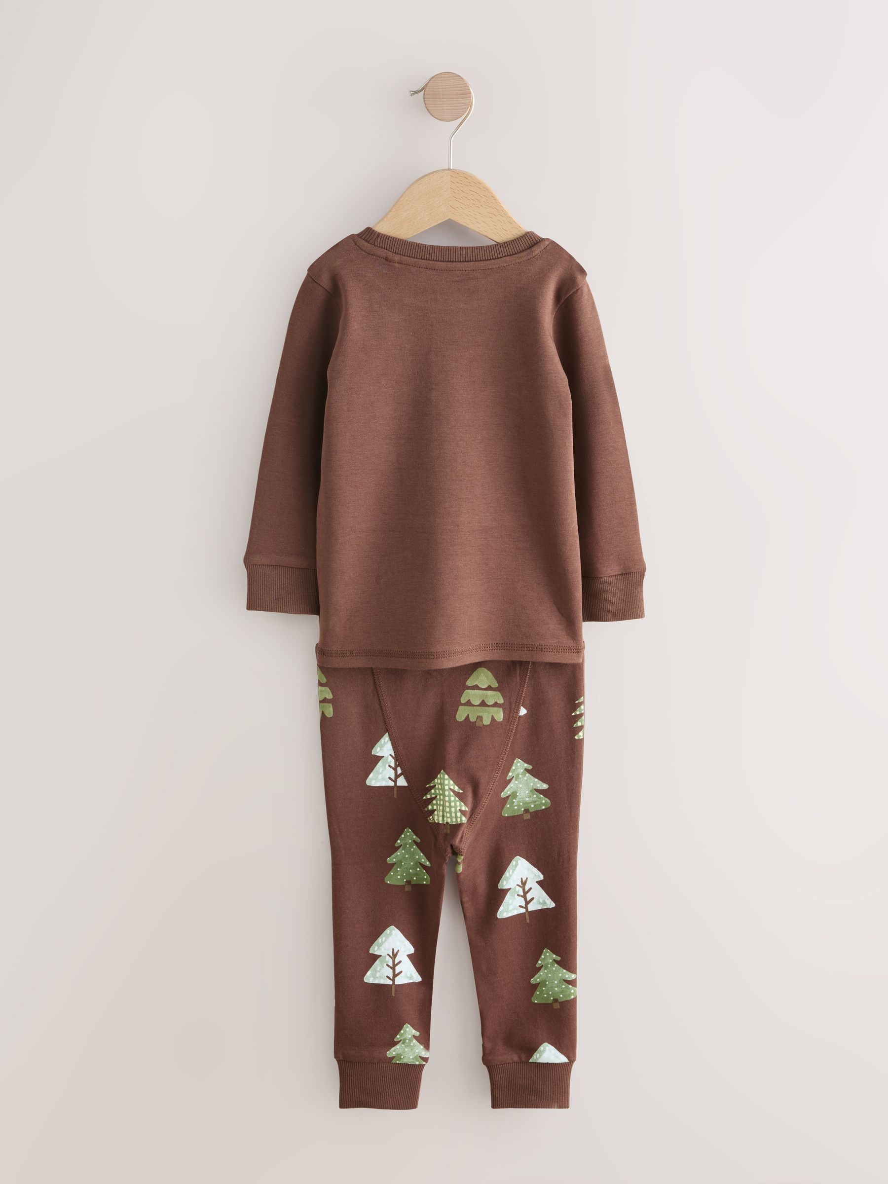 Teal/Ecru Animal - Verpakking van 3 knusse pyjama's (9 mnd-8 jr)