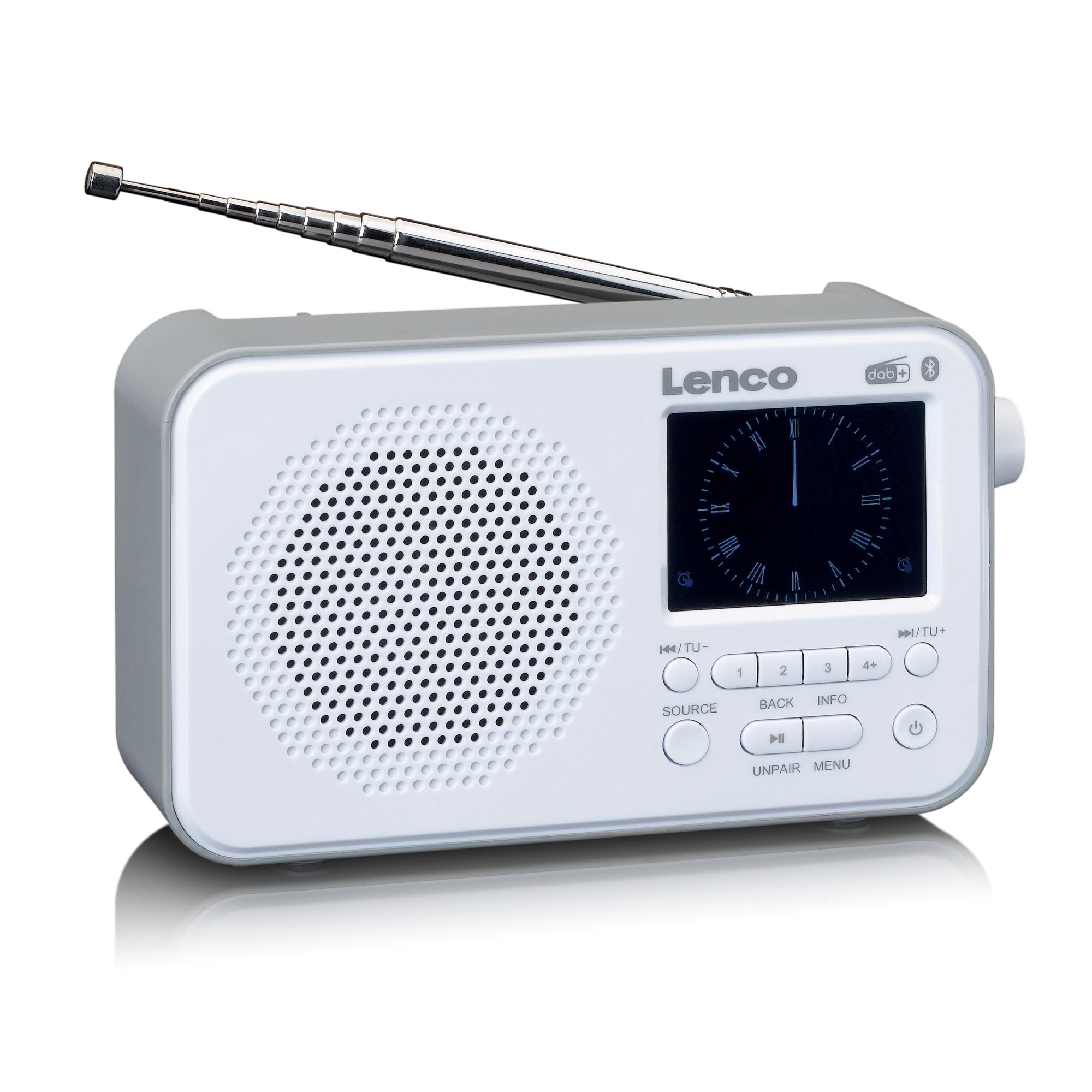 Lenco PDR-036WH DAB+ FM radio