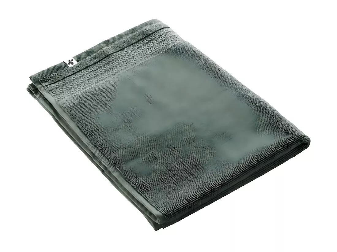 EMMA - Tapis de Bain 50x70cm en Coton Bio Coloris Romarin