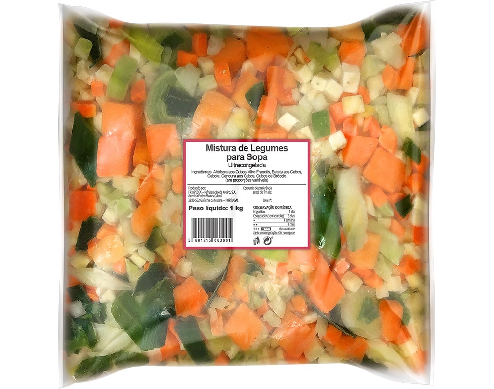 LEGUMES FRIOPESCA PARA SOPA MISTURA 1KG