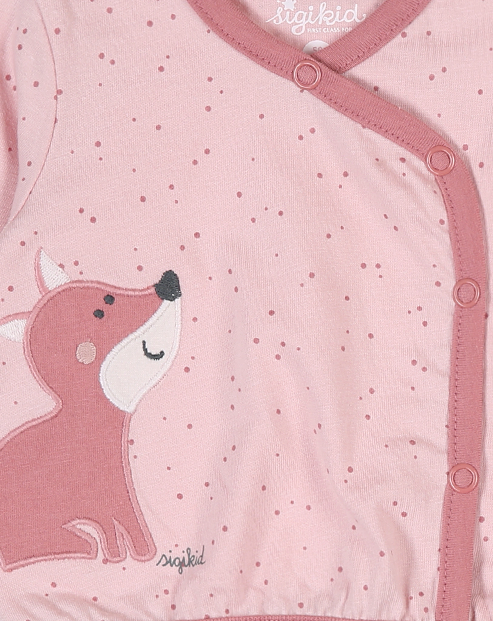 Jersey-Jacke PÜNKTCHEN FUCHS in rosa