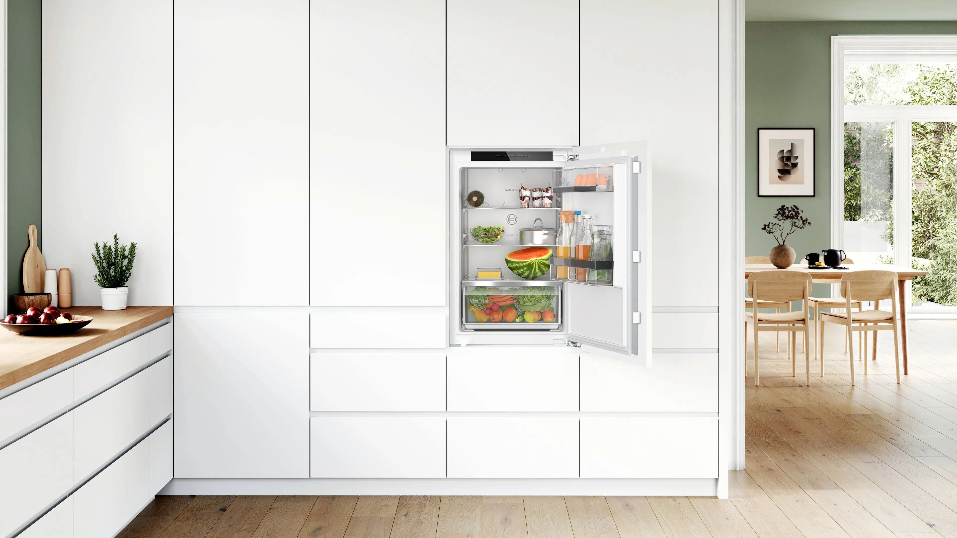 Serie 6 Inbouw koelkast 87.4 x 55.8 cm Vlakscharnier met SoftClose