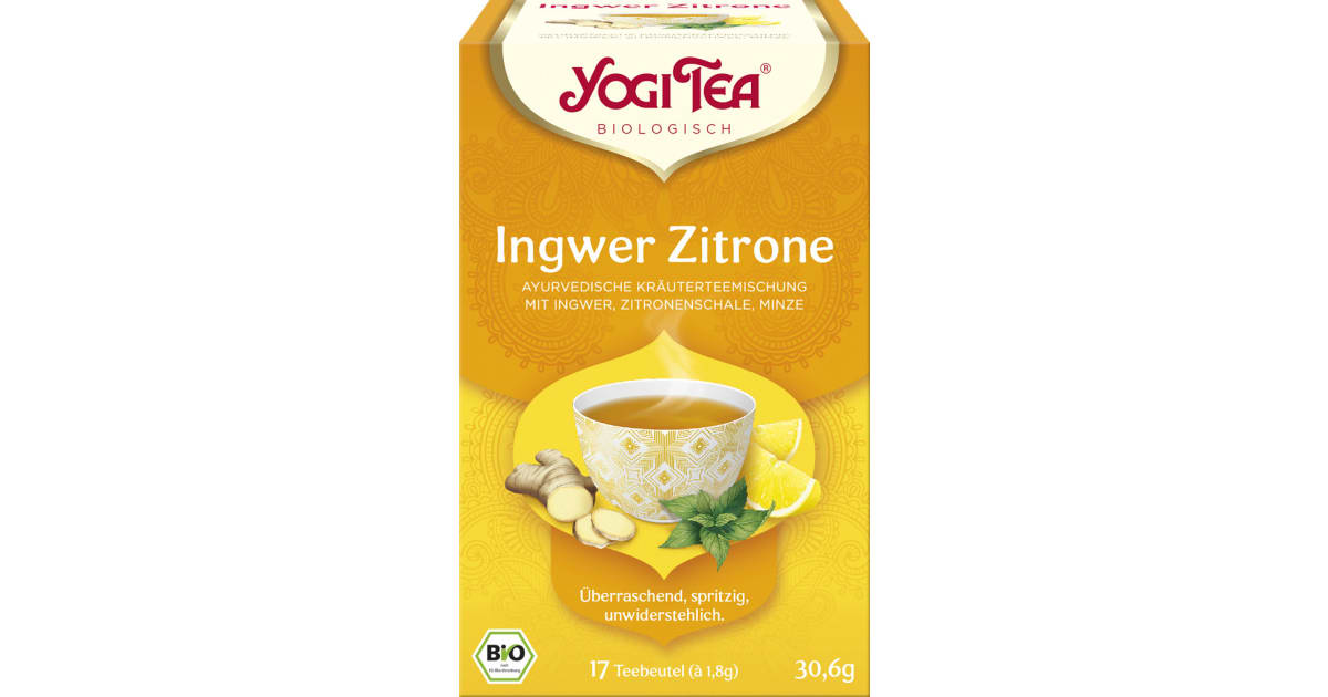 YOGI TEA Bio Ingwer-Zitrone Tee