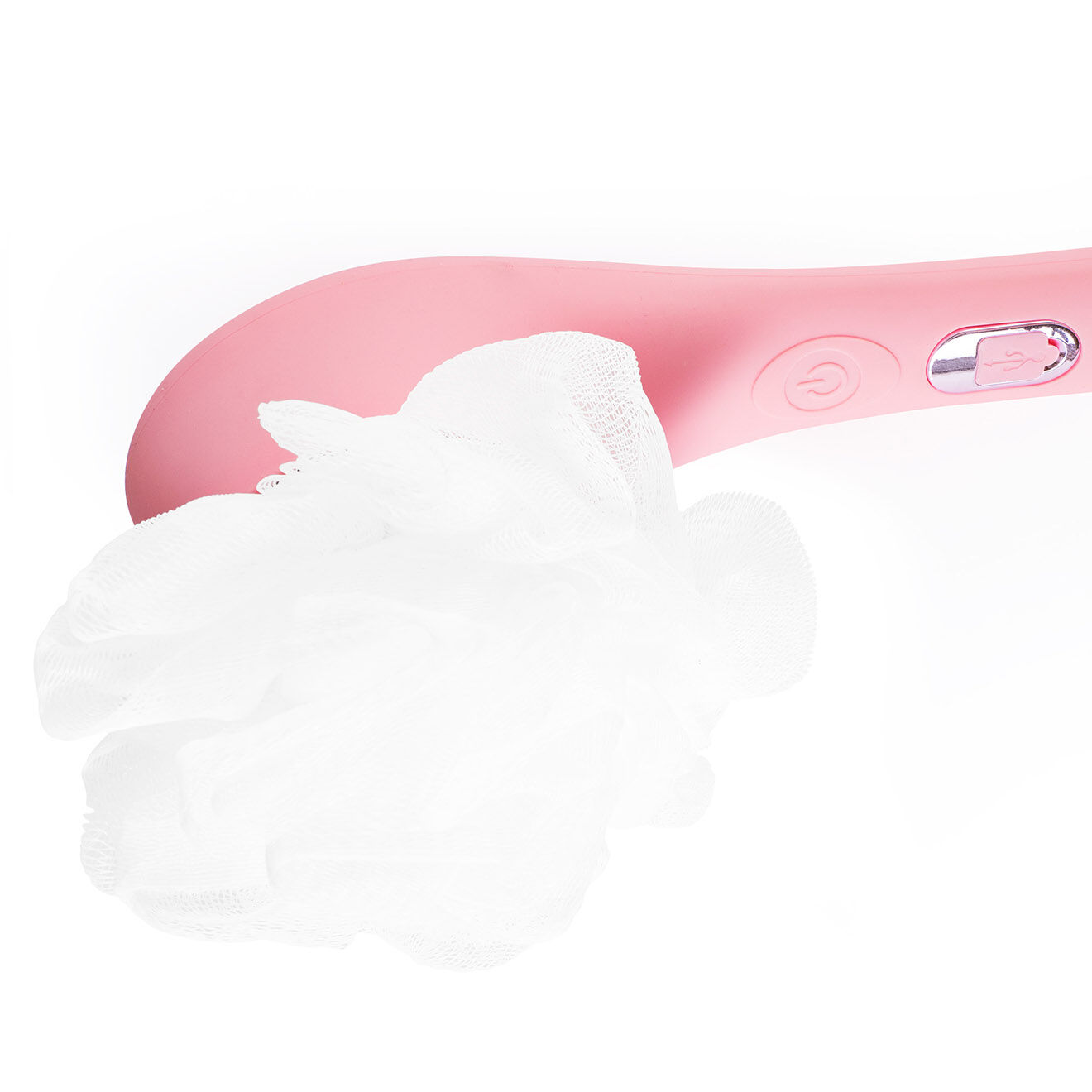 Yoghi Brosse de douche electrique sans fil clean body rose