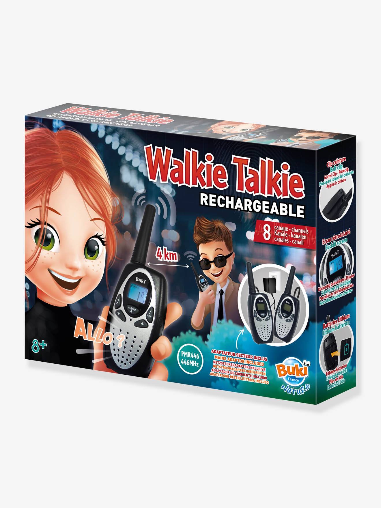 Walkie-talkie recarregável BUKI, preto