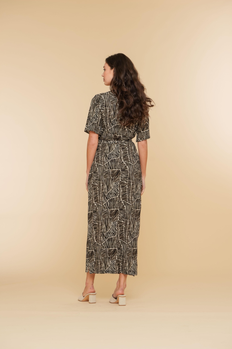 Geisha beige dames jurk