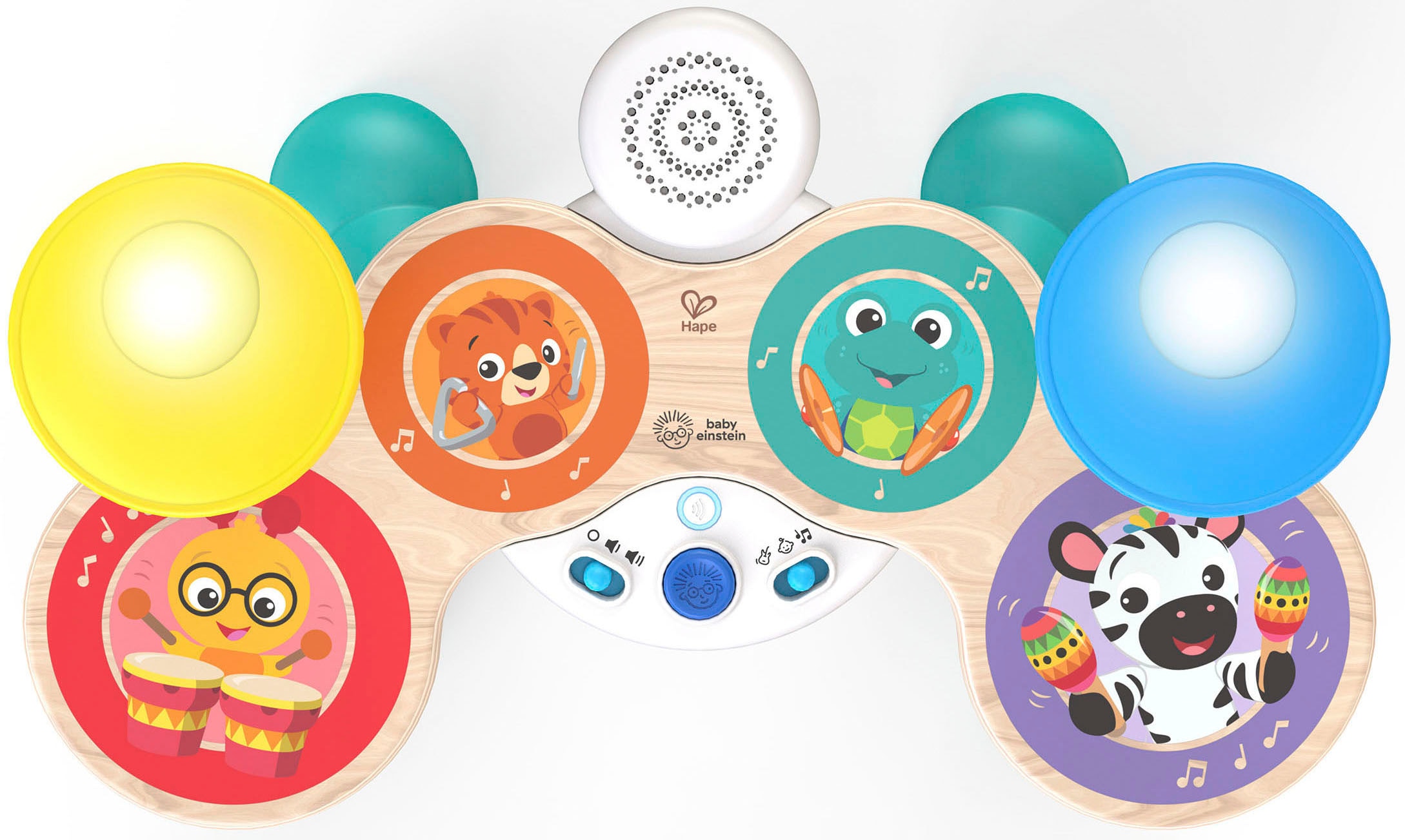 Hape Spielzeug-Musikinstrument »Baby Einstein, Together in Tune Drums™« Connected Magic Touch™