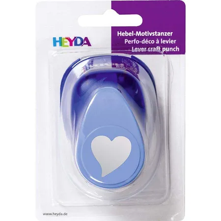 Heyda Motiv-Locher Herz elegant, groß