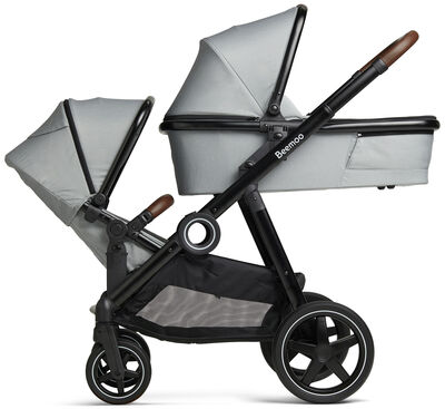 Beemoo Pro Multi Søskensete, Cloud Grey/Black