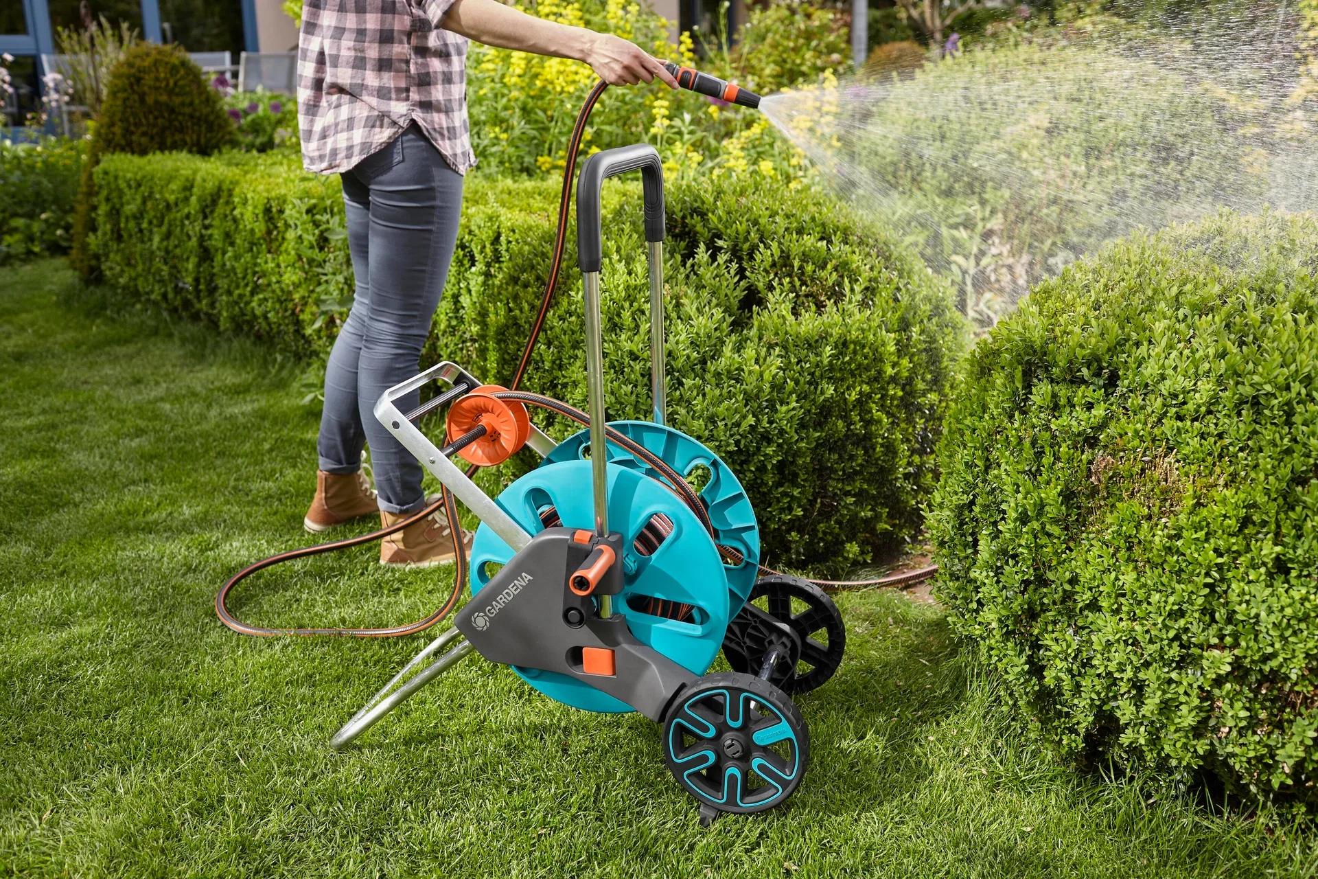 Gardena Hose Trolley Set CleverRoll Easy Gardena Lengde 20 m