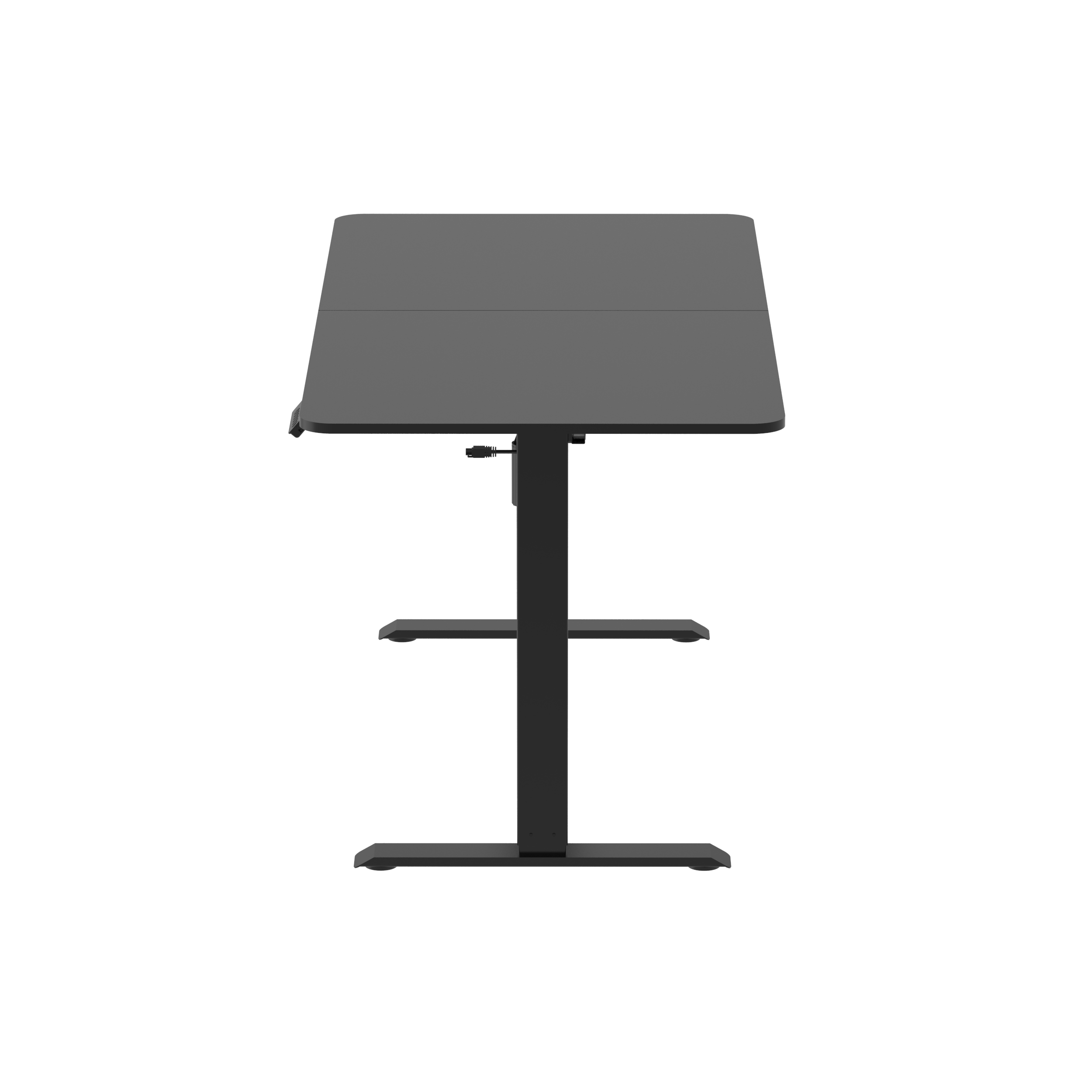 Stehpult elektrisch BUDGET schwarz 140 x 70 cm