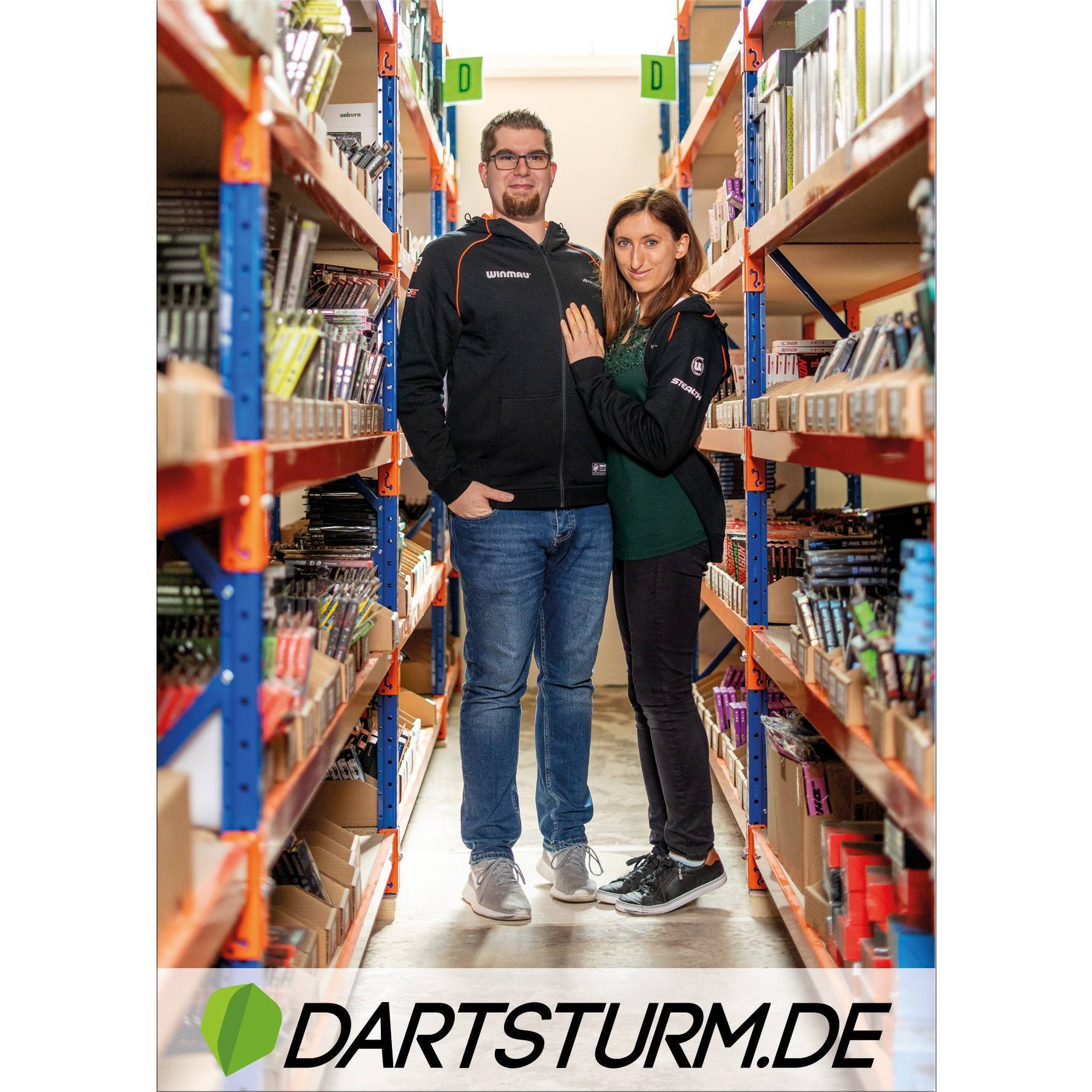DartSturm - Autogrammkarte - DIN A6