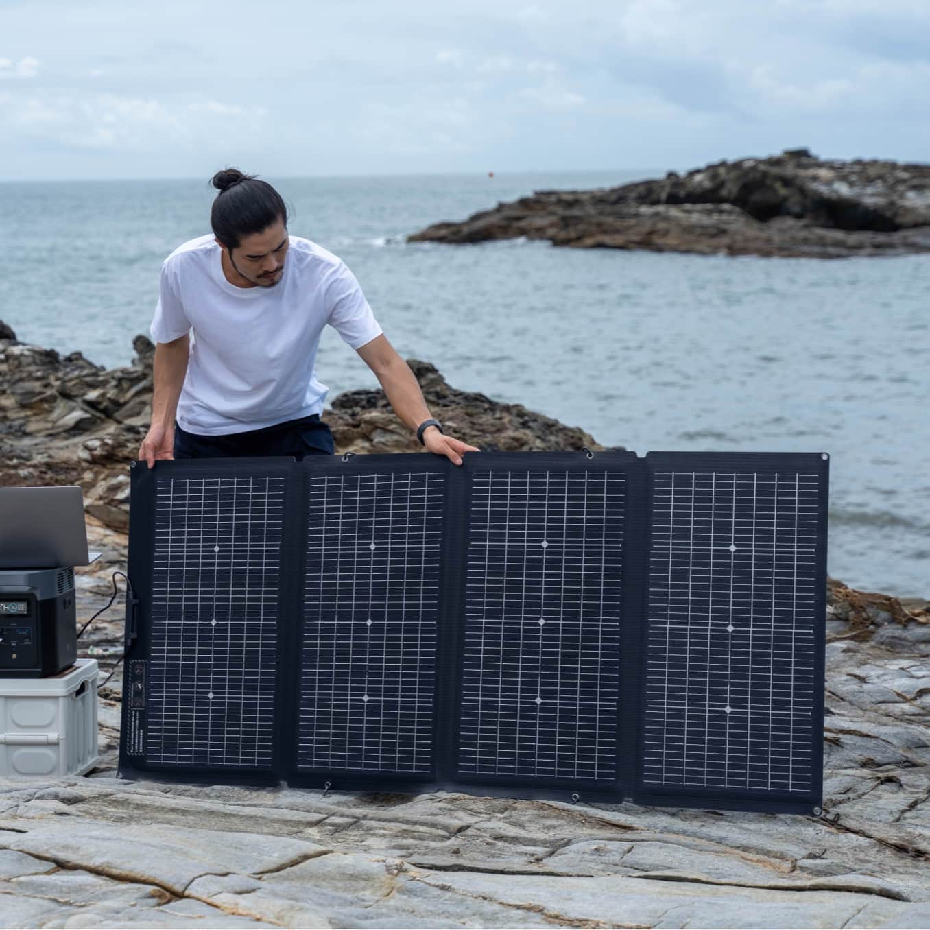 EcoFlow 220 W Bifaziales Solarpanel