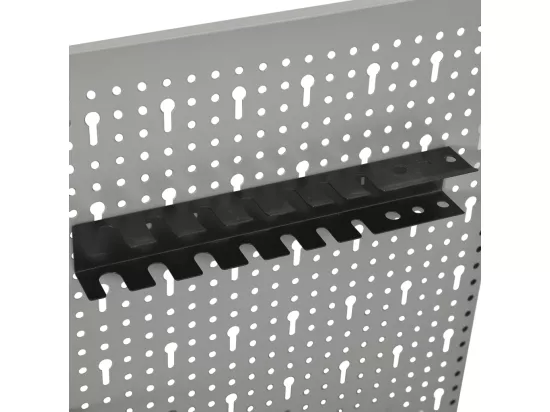 Prolenta Premium - Panneaux perforés muraux 4 pcs 40x58 cm Acier