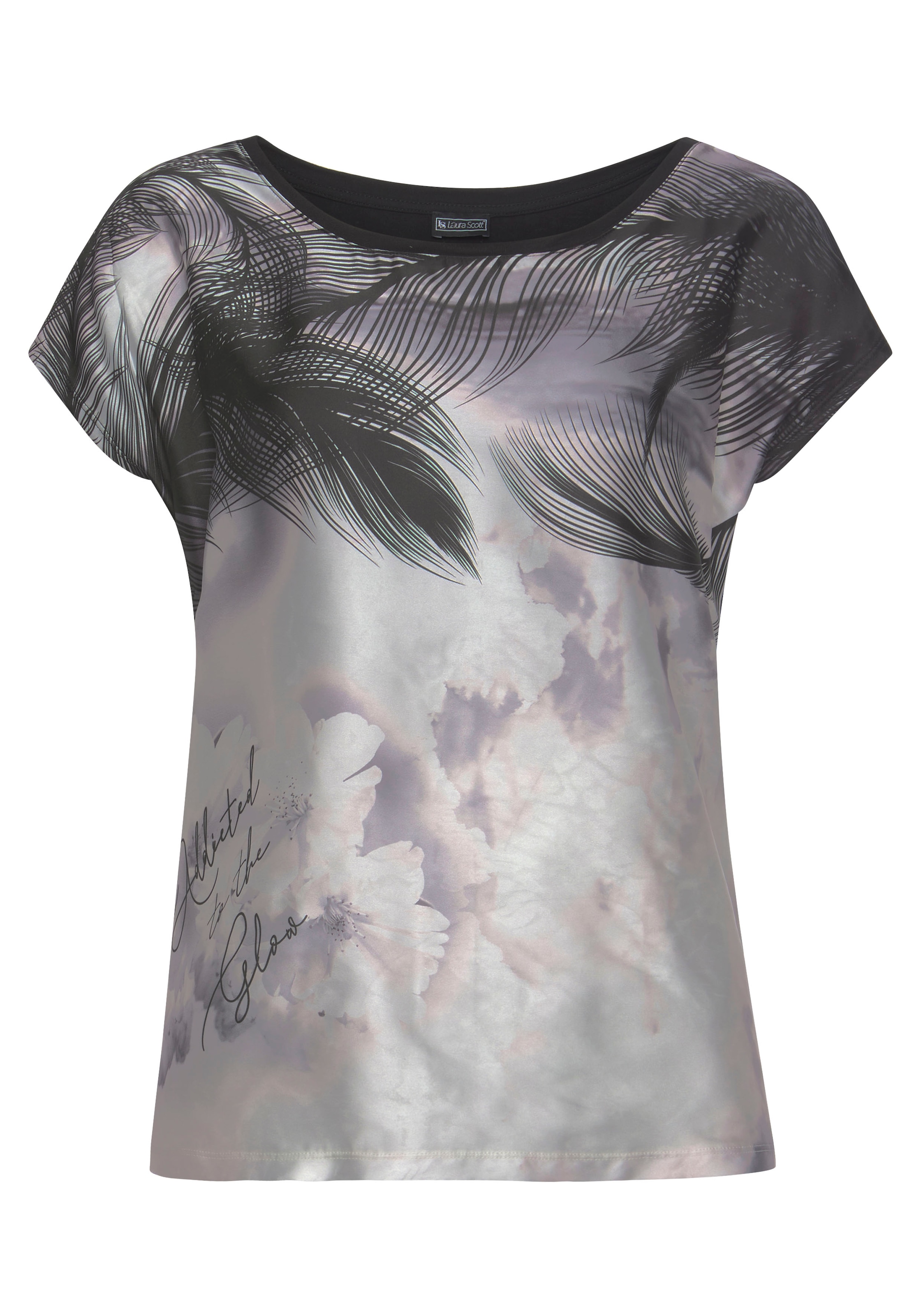 Laura Scott Shirtbluse , in modischem Materialmix - NEUE FARBEN