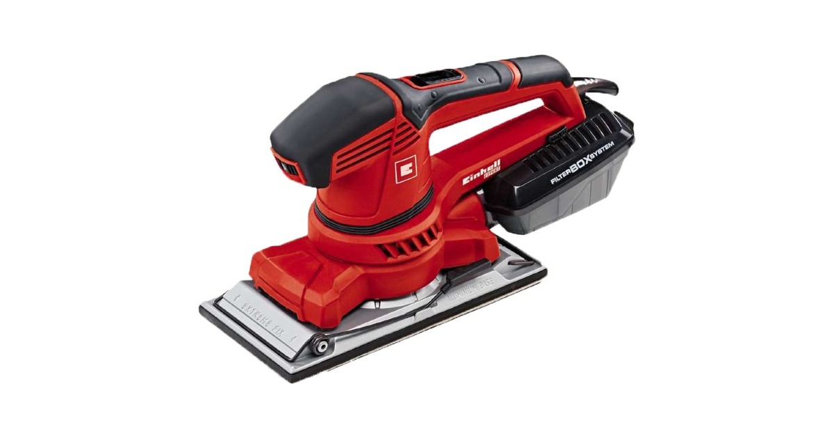 EINHELLVlakschuurmachine TE-OS 2520  (Rood/zwart)