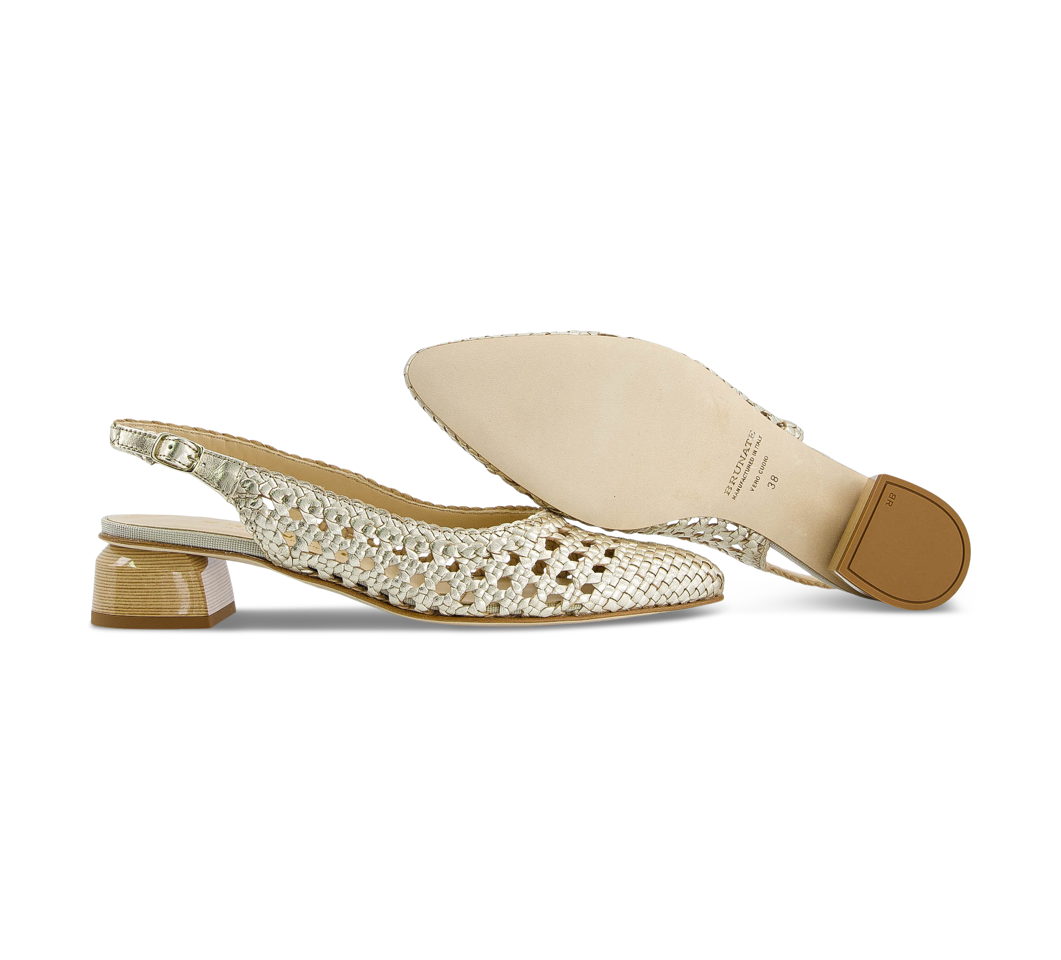 Brunate Sling-Pumps
