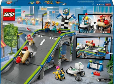 LEGO City 60460 Grenseløs action: Racerbilbane med rampe
