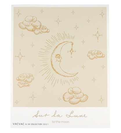 VACVAC Plakat - H?ndlavet - 40x50 cm - Golden Mustard
