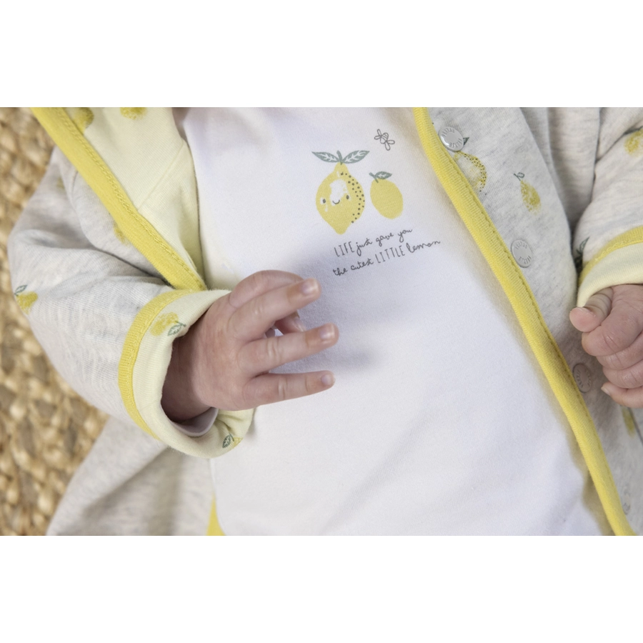 Feetje Langarmshirt Lemons Weiß