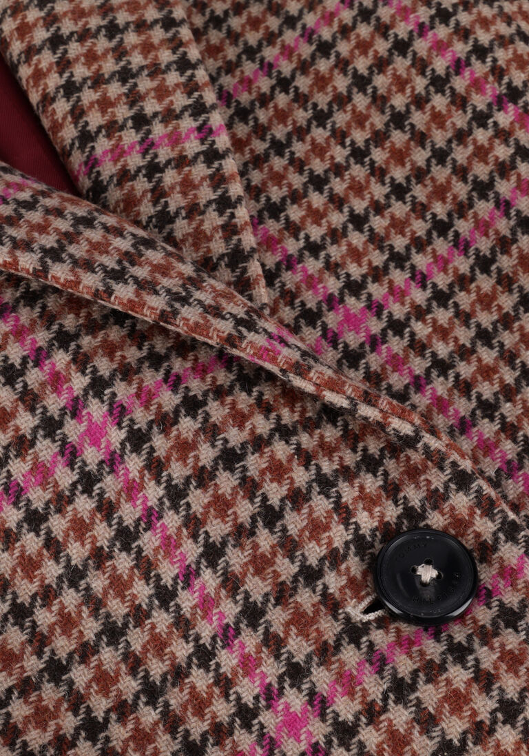 TOMMY HILFIGER bruine tommy hilfiger mantel wool blend check classic coat