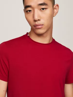 Camiseta Slim Fit com Logo na Manga