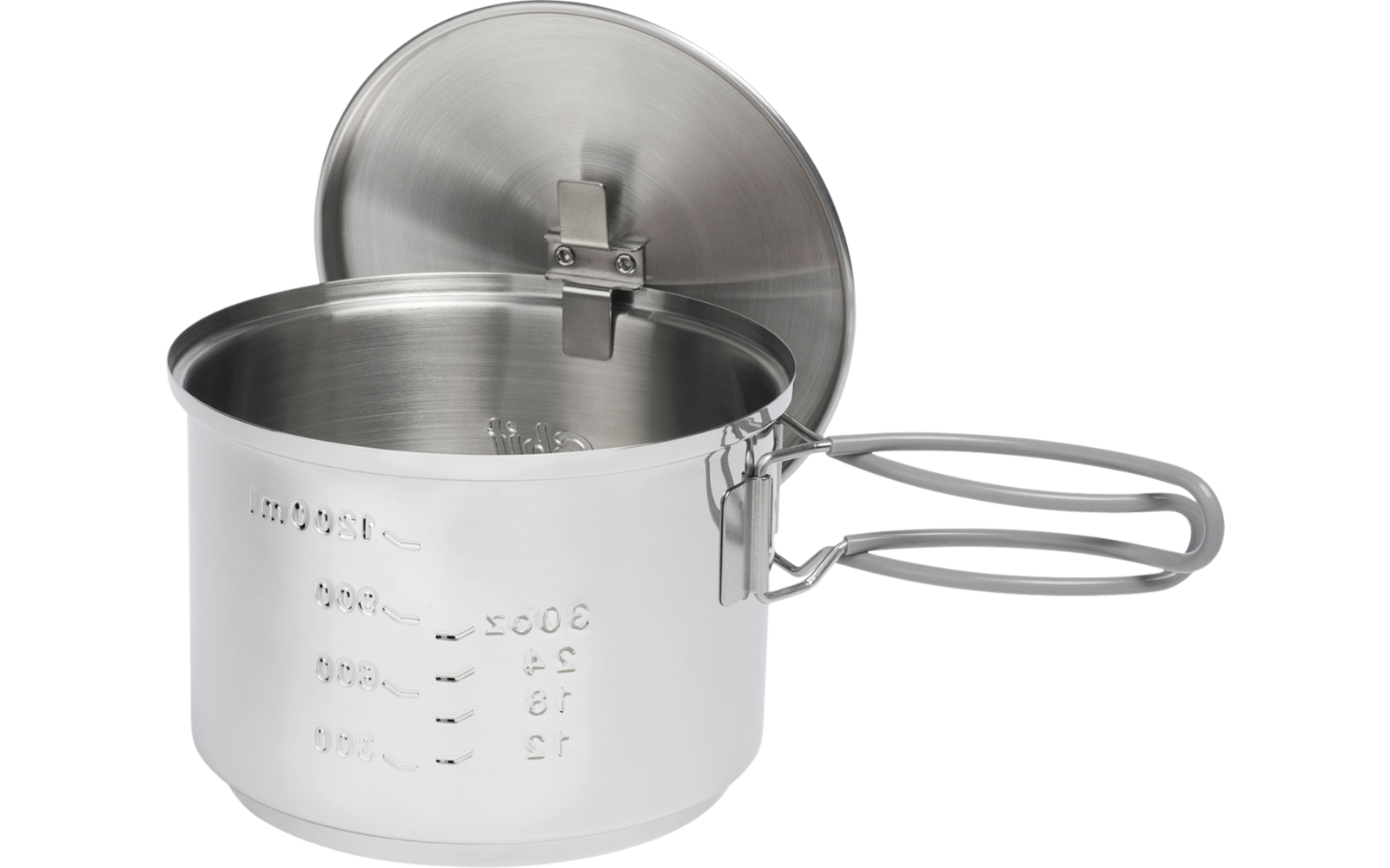 Esbit Spiritus-Kochset, 1500 ml, Edelstahl
