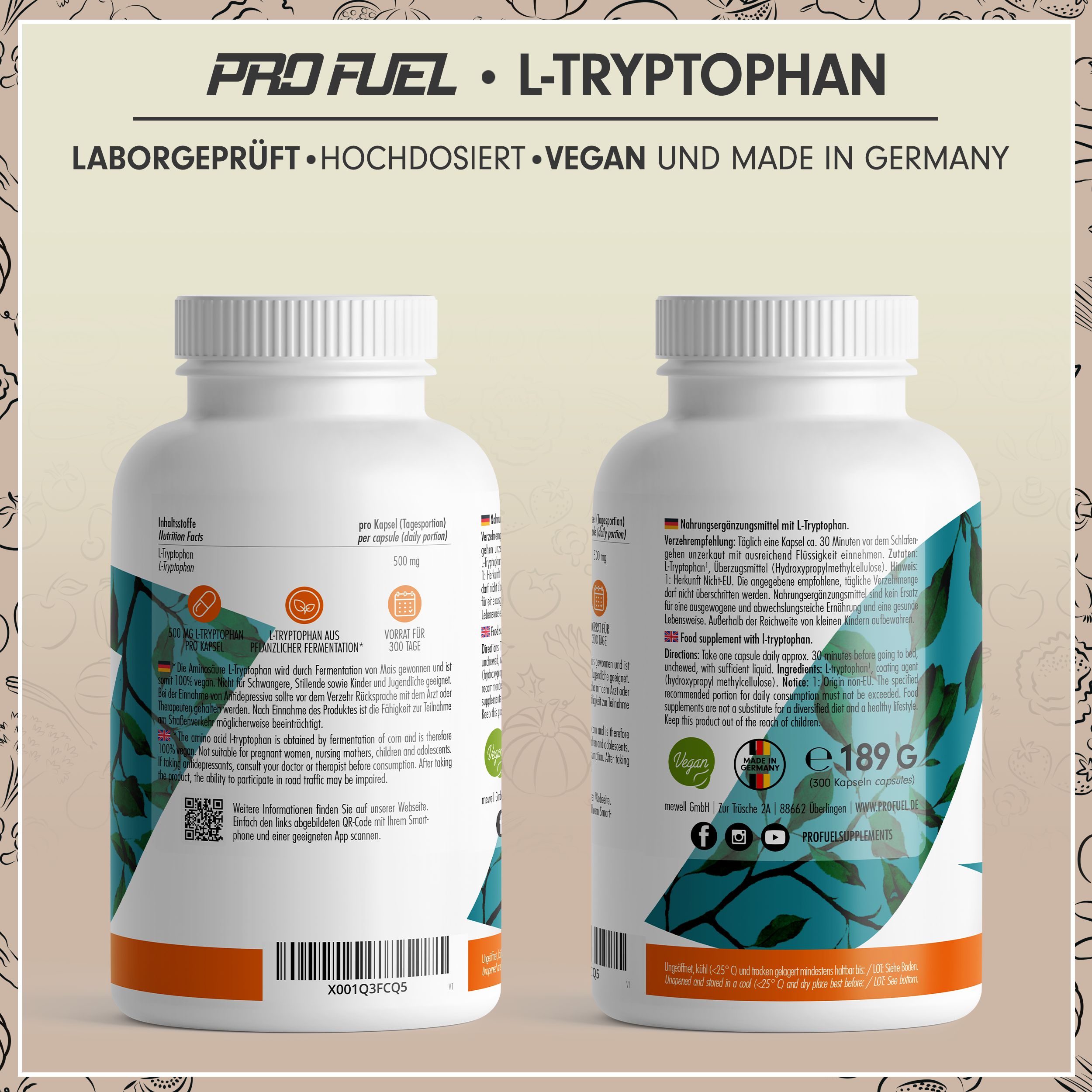 ProFuel - L-TRYPTOPHAN Kapseln