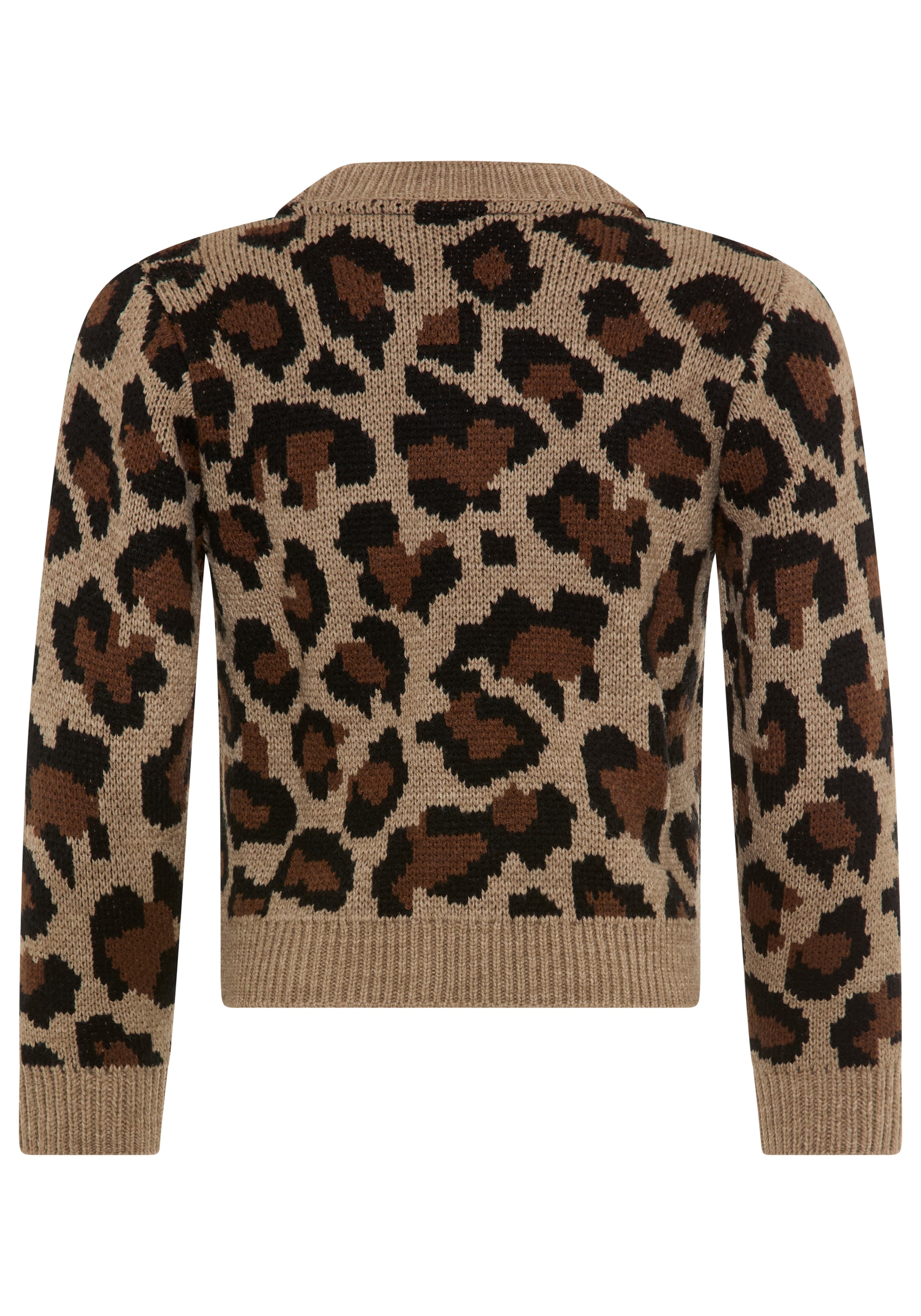 KIDSWORLD Strickjacke »Strickjacke mit Leo-Muster«, Strickjacke in Leo-Optik