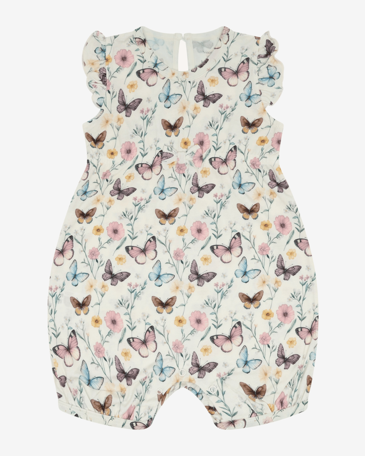 Romper Baby, Pysj – 95% Bambusviskose, 5% Elastane | HCMilu Butterfly
