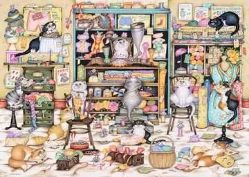 Ravensburger - Puslespil - Crazy Cats Haberdashery 1000 brikker