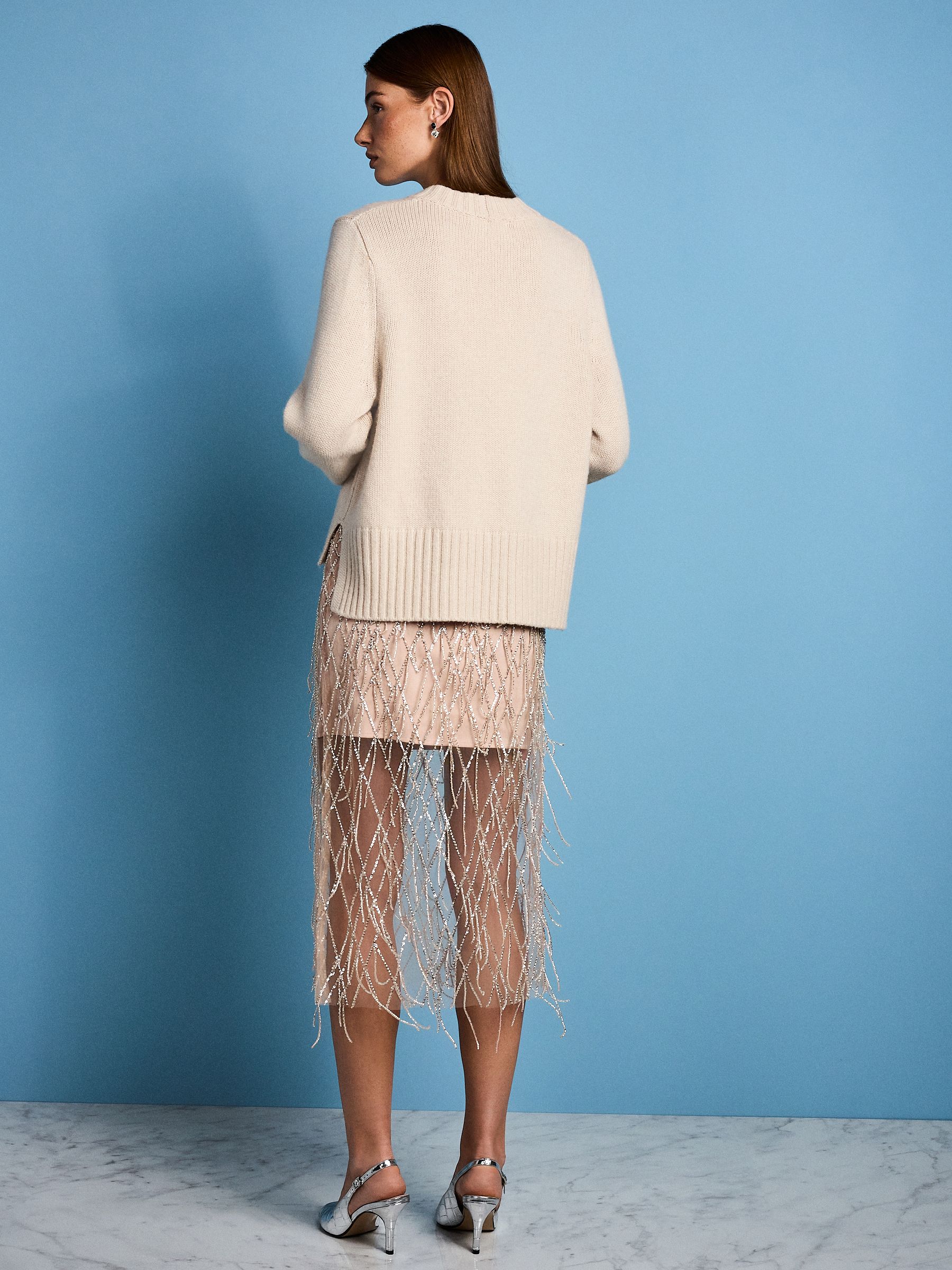 Goud - Tabitha Simmons X Next Embellished Pencil Skirt
