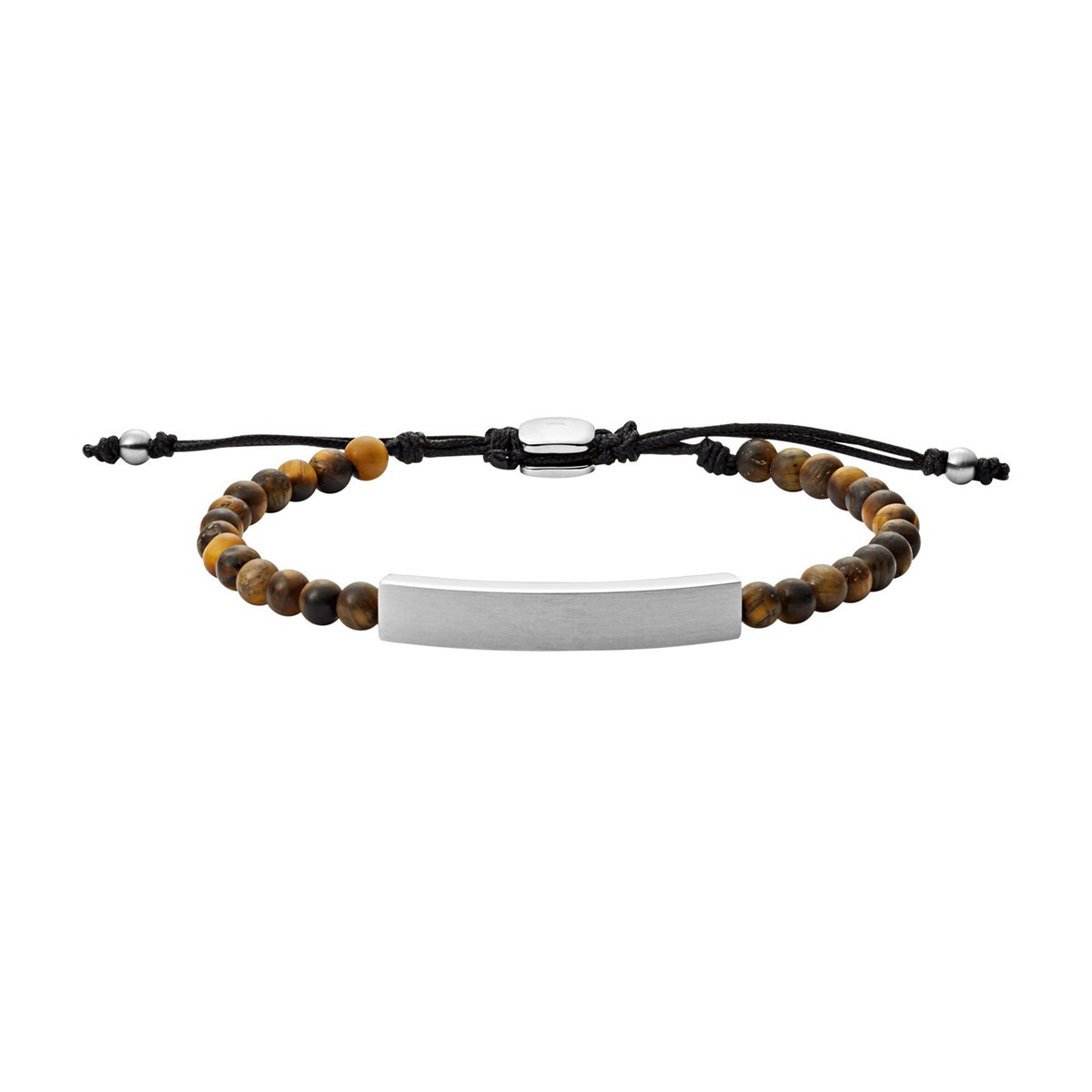 Bracelet Fossil Perles Oeil du tigre
