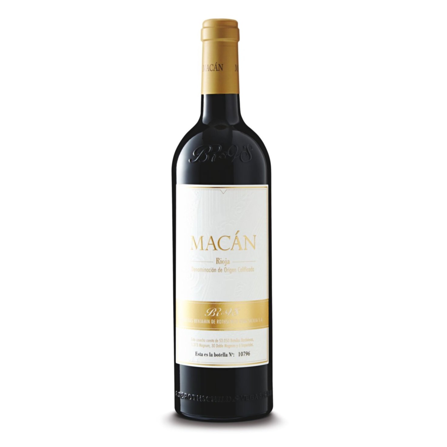 Rioja DOCa Tempranillo Macán Bodegas Benjamin de Rothschild & Vega Sicilia -75cl