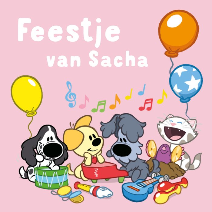 Woezel en Pip | Uitnodiging verjaardag | Feestje