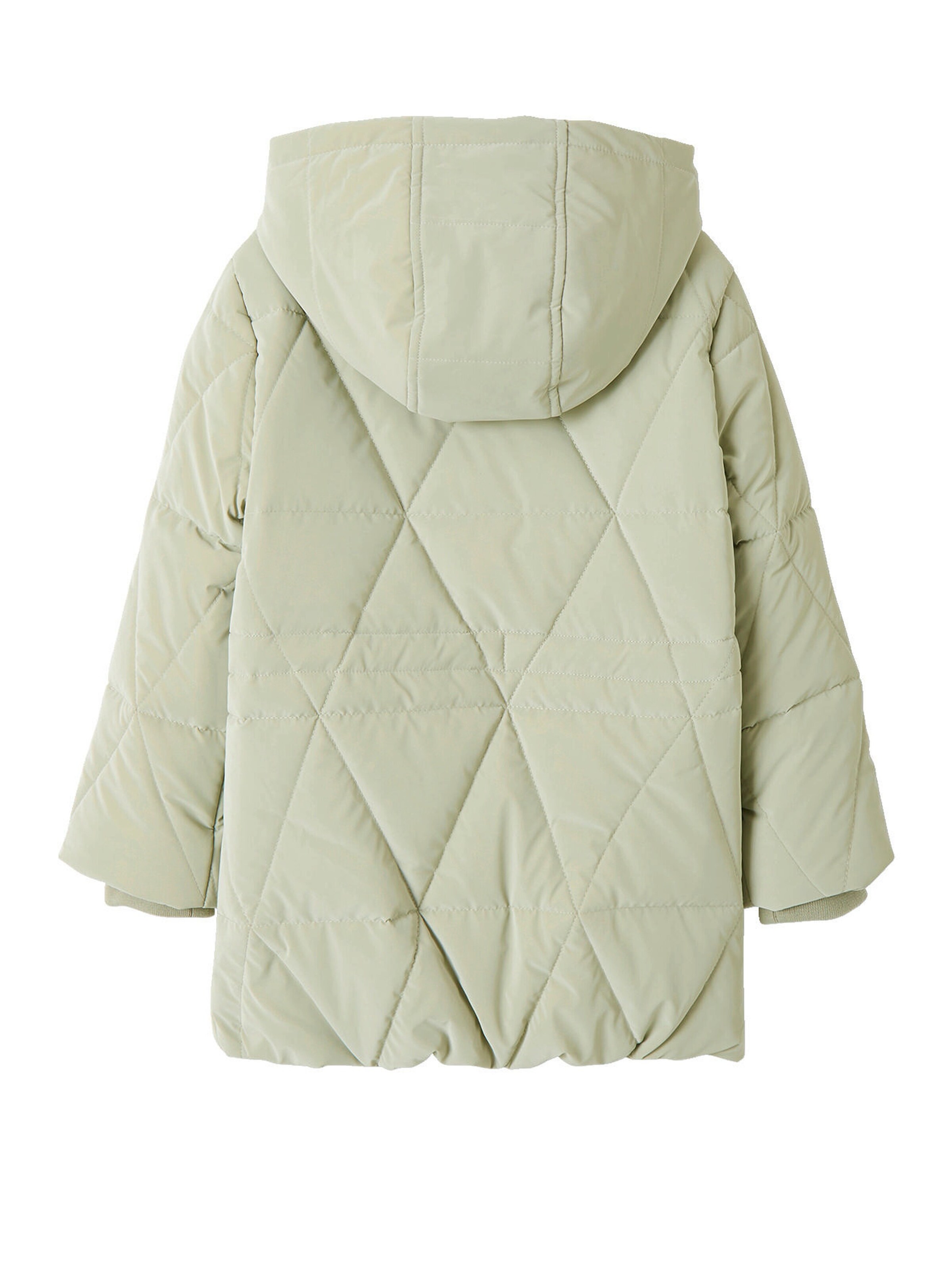 Vertbaudet Lange Mädchen Winterjacke mit Recycling-Polyester grün