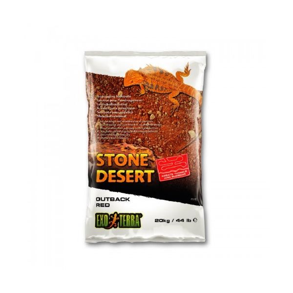 Exo Terra Substrato Stone Desert Outoback Red 5 kg