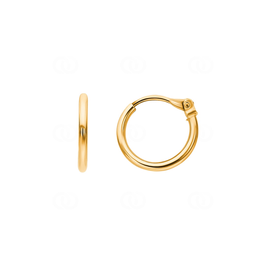 Kreolen 750/18 K Gelbgold 1.2mm Ø 10mm