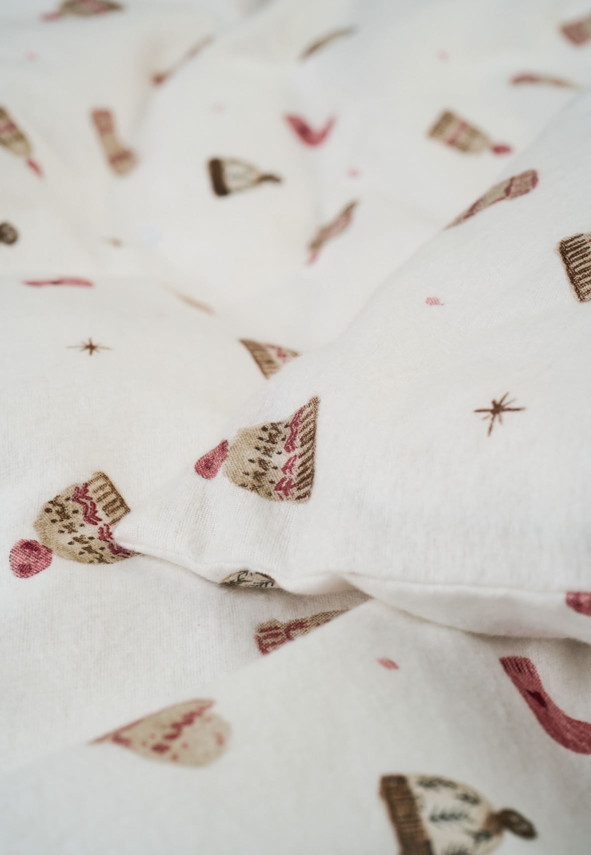 Flanell sengesett              multi rosa - 140x200 cm