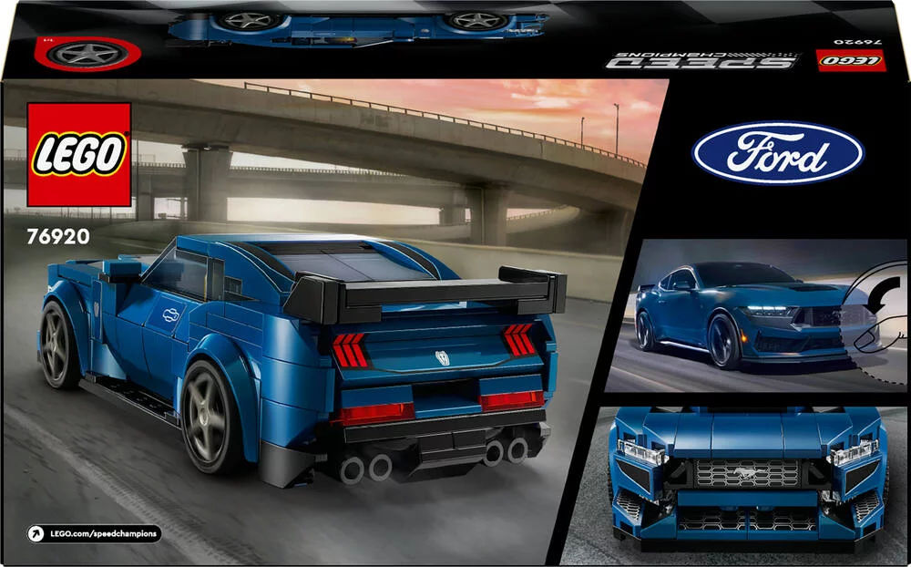 LEGO®SPEED CHAMPIONS 76920 - LA VOITURE DE SPORT FORD MUSTANG DARK HORSE
