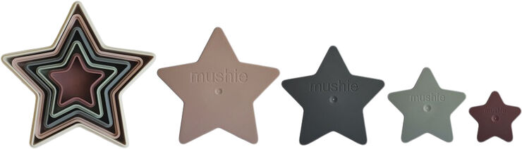 Mushie Mushie aktivitetslegetøj - Nesting Star Original