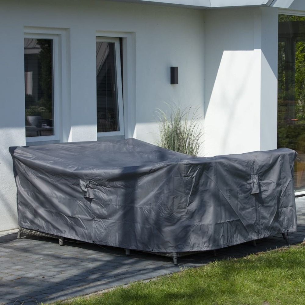 Housse de meubles d'extérieur 210 x 200 x 70 cm gris