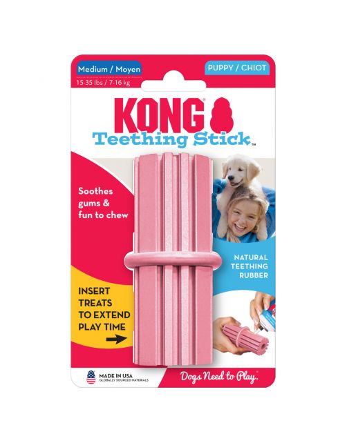 Kong Speeltje Teethingstick Puppy Assorti - Hondenspeelgoed