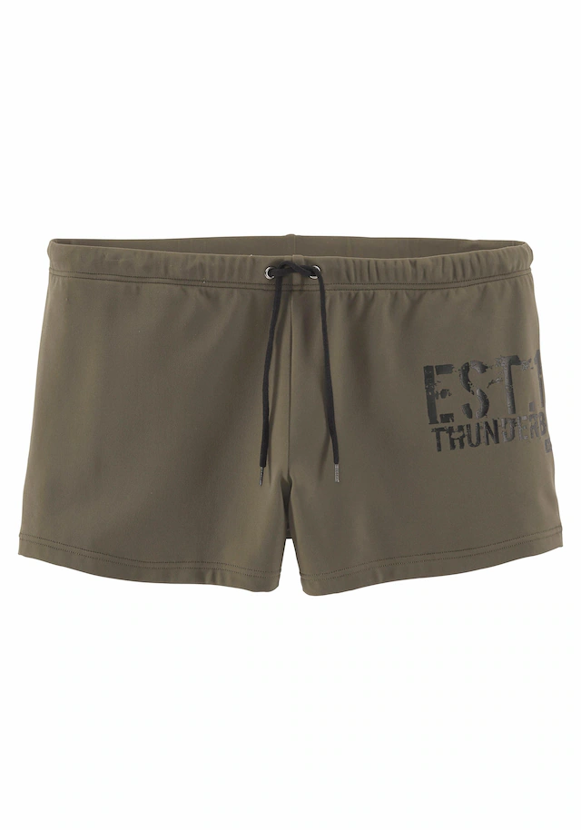 Bruno Banani Boxer-Badehose , mit seitlichem Print