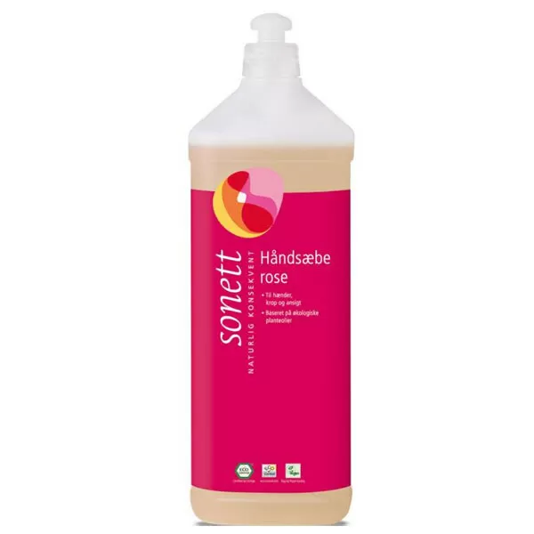 Sonett Håndsæbe, Rose - 1 liter