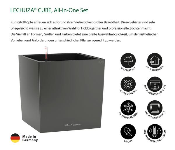 LECHUZA® CUBE, All-in-One Set