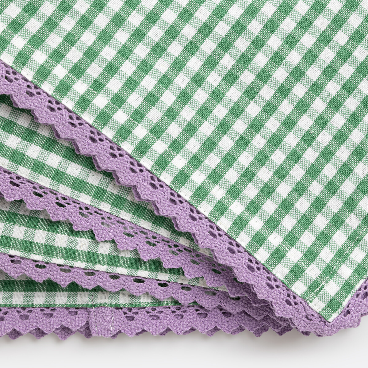 LA REDOUTE INTERIEURS<br>Conjunto de 4 guardanapos Trattoria de algodão/linho